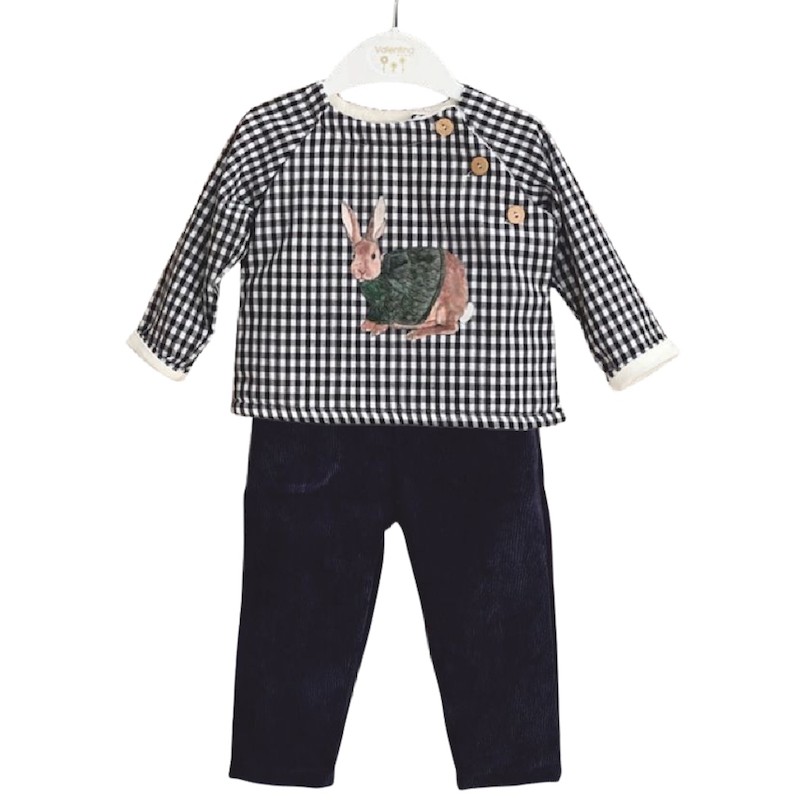 Conjunto sudadera conejo Valentina Bebés