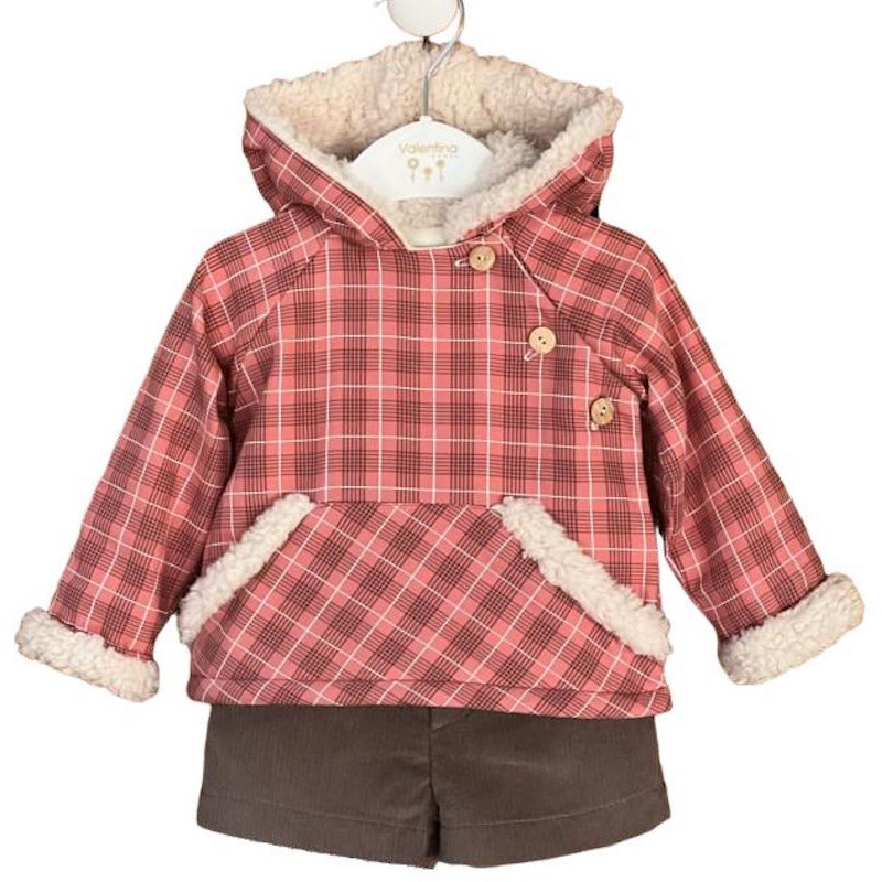 Conjunto de sudadera forrada Valentina Bebés