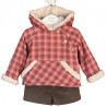 Conjunto de sudadera forrada Valentina Bebés