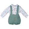Conjunto ranita pájaros