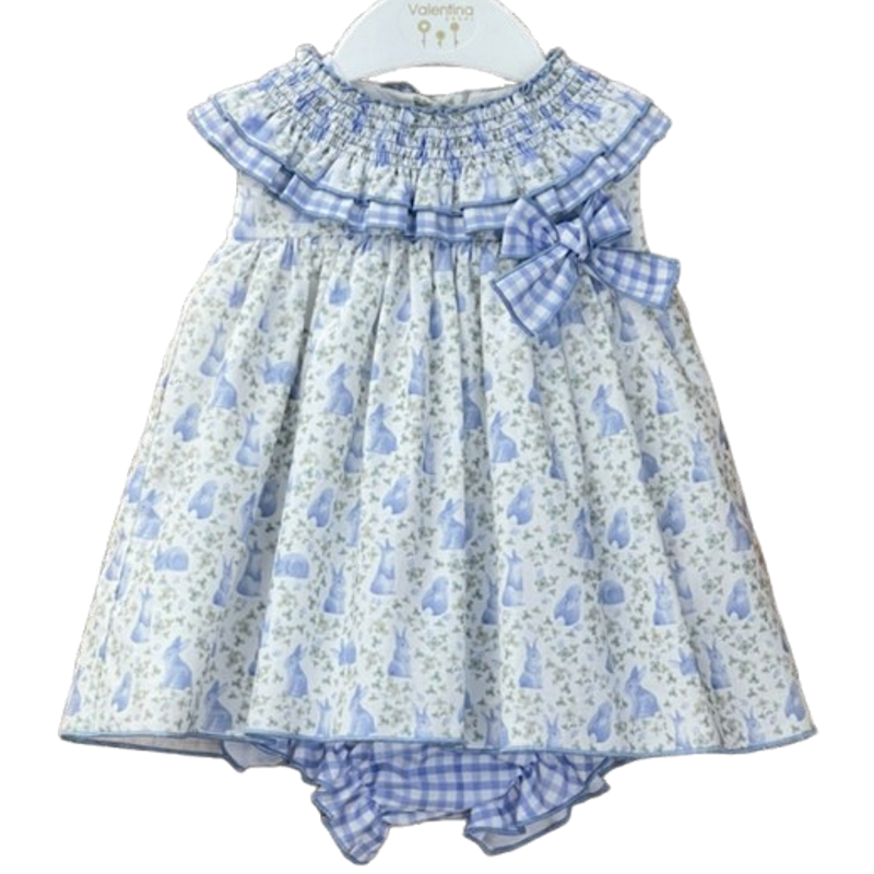 Vestido "Selma Blue" de Valentina Bebés