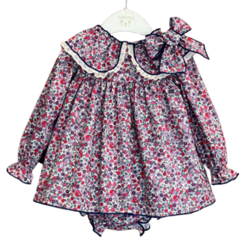 Vestido Borgoña - Valentina Bebés