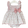 Vestido con culote Valentina Bebés Lady Moura Pink