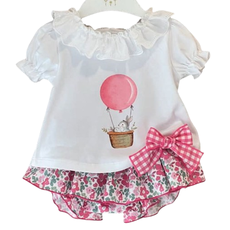 Conjunto Valentina Bebés Penélope Pink