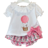 Conjunto Valentina Bebés Penélope Pink