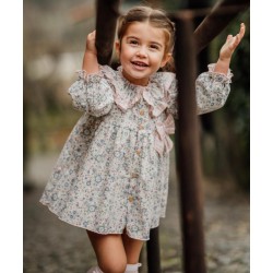 Vestido Floral Niña con Braguita Valentina Bebés
