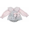 Conjunto Pichi, Blusa y Culote Valentina Bebés